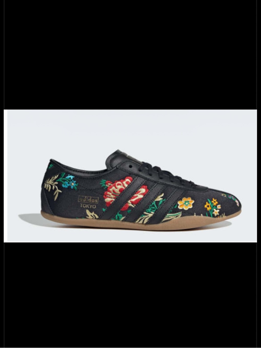 Adidas Tokyo Floral Embroidered Sneakers 9.5